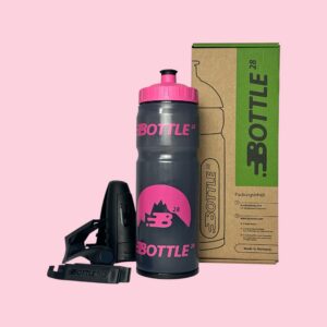 Bottle28 Fahrrad Trinkflasche Magenta Edition Set